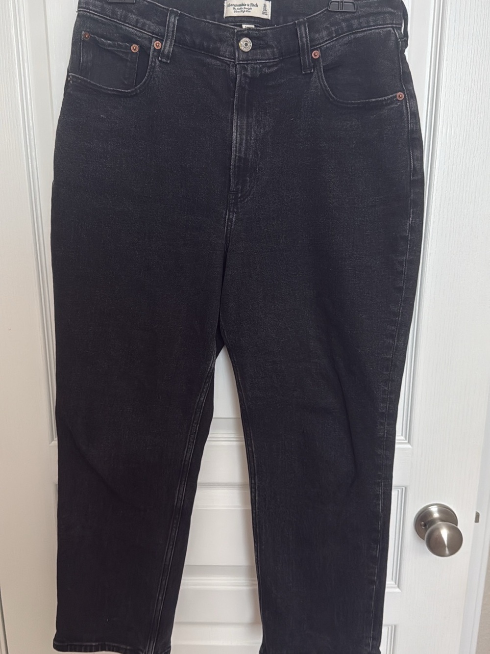 Abercrombie & Fitch Black Boyfriend Jeans